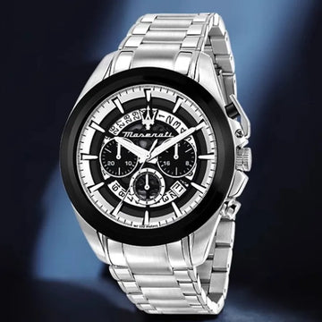 Original Maserati Men's Watch Fashion Leisure Explorer Series Steel Strap Large Dial European and American watches